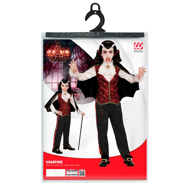 Disfraz Halloween Niño Vampiro 5 piezas