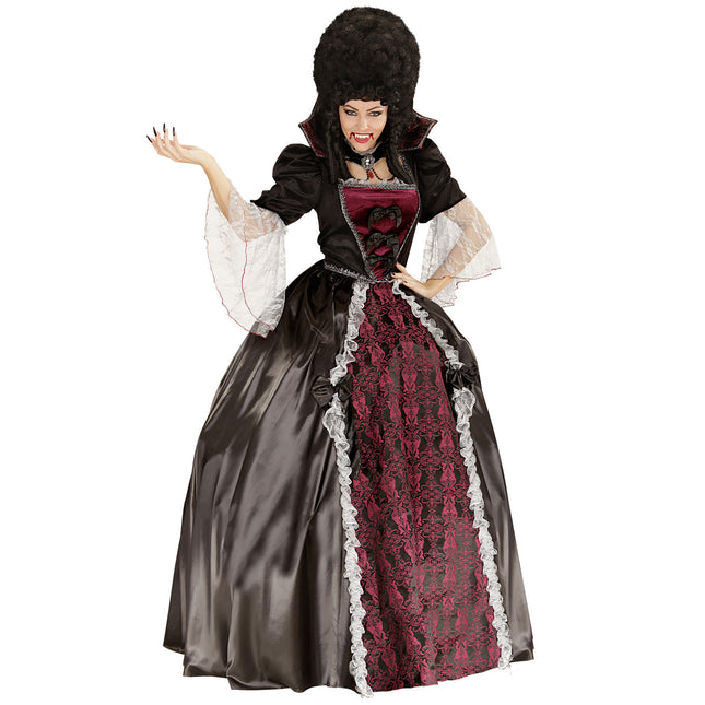 Vestido Halloween Damas Vampiro 4 piezas