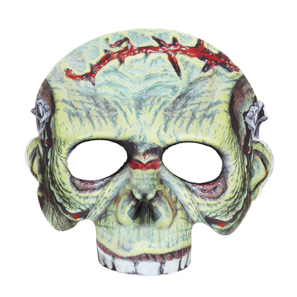 Máscara de Halloween Monstruo Verde