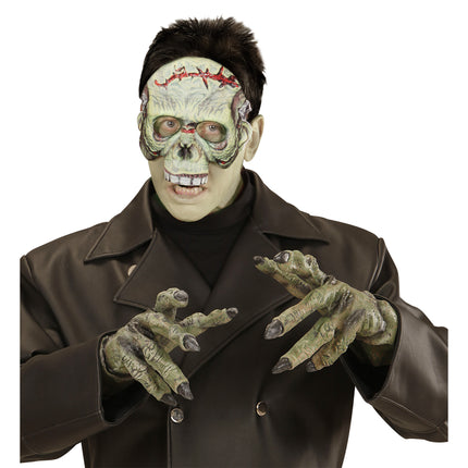 Máscara de Halloween Monstruo Verde