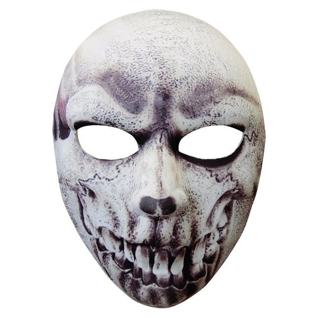 Máscara Halloween Calavera Gris