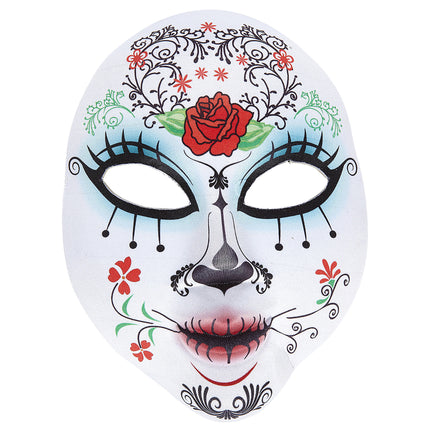 Dia De Los Muertos Máscara Coloreada