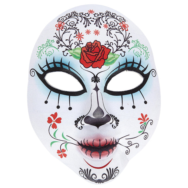 Dia De Los Muertos Máscara Coloreada