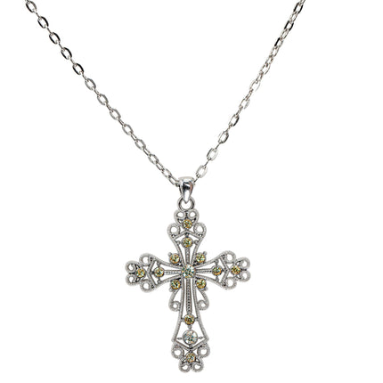 Halloween Collar Cruz de Plata