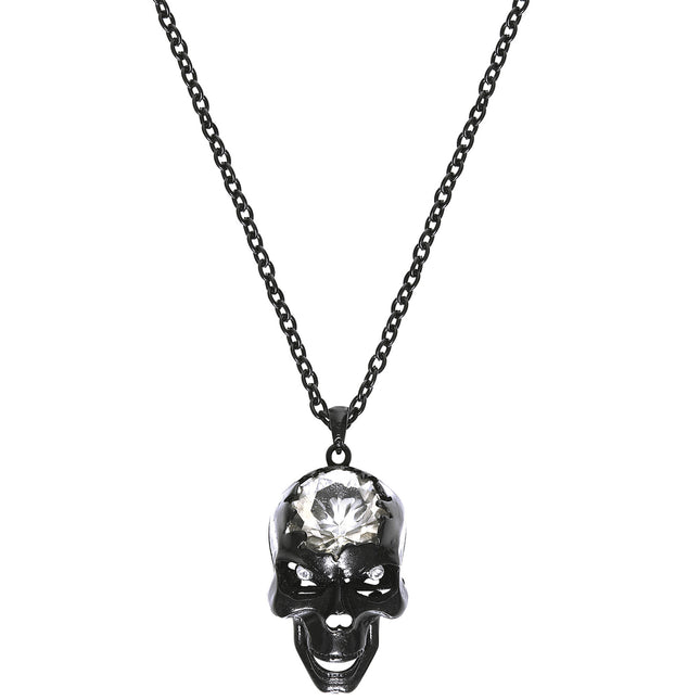 Collar de Halloween Calavera con Gema
