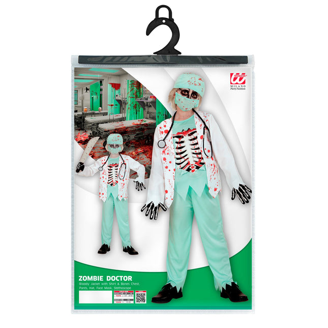 Disfraz Halloween Niño Médico Zombi