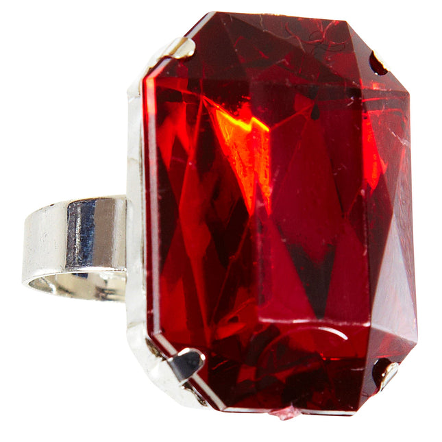 Anillo de Halloween Gema Roja