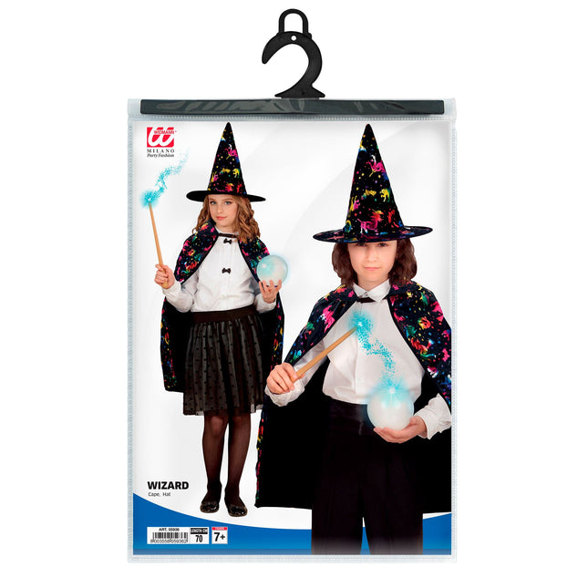 Capa de Halloween Niño Mago