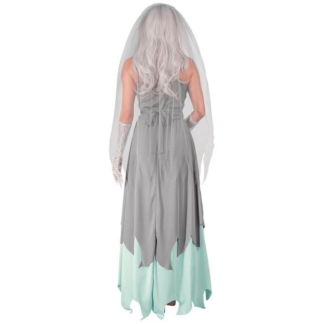 Vestido Halloween Señoras Novia Zombie