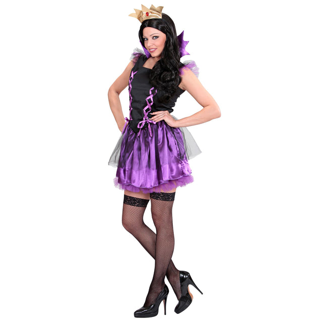 Vestido de Halloween Morado Señoras Melfizia
