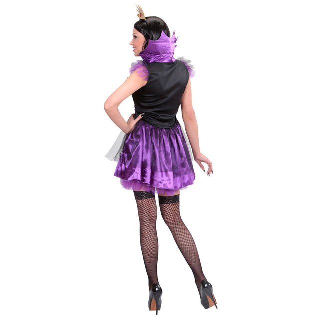 Vestido de Halloween Morado Señoras Melfizia