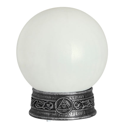 Globo de cristal de Halloween con luz