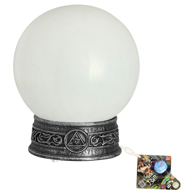 Globo de cristal de Halloween con luz