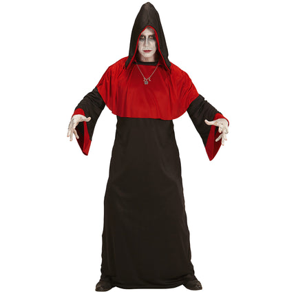 Disfraz de Halloween Negro Rojo Demonio para Hombre