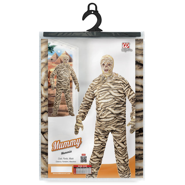 Disfraz de momia de Halloween