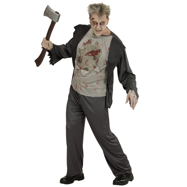 Disfraz de Halloween Zombie Negro para Hombre