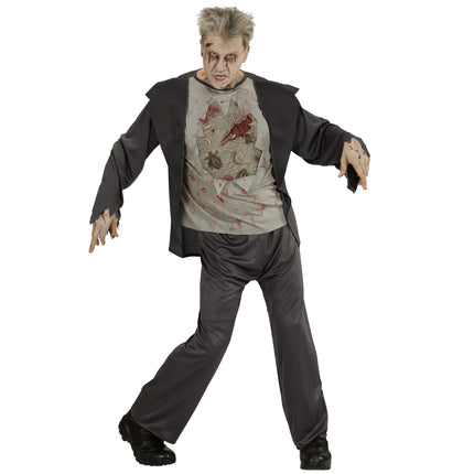 Disfraz de Halloween Zombie Negro para Hombre