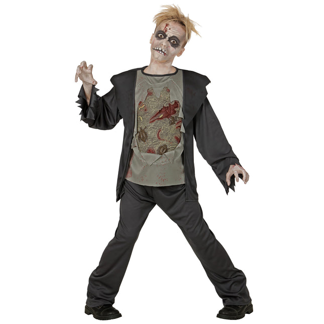 Disfraz de Halloween Zombie Negro Infantil