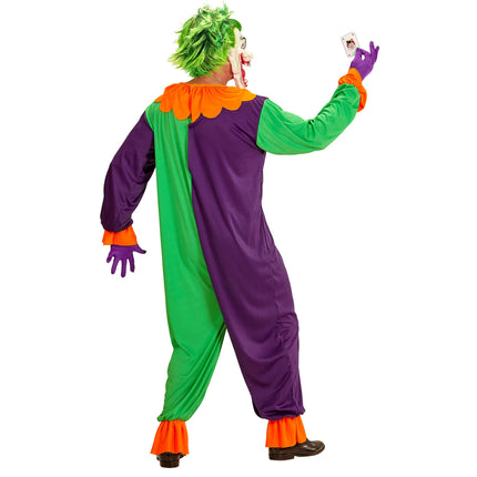 Disfraz de Halloween Coloreado Joker para Hombre
