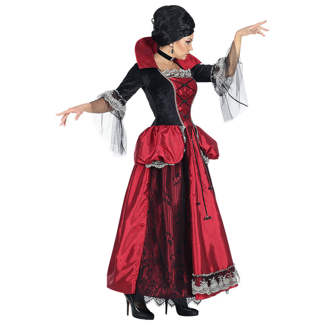 Vestido de Halloween Damas Vampiro 3 piezas