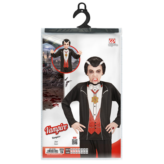 Camiseta Halloween Niño Vampiro
