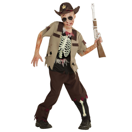 Disfraz Halloween Niño Zombie Vaquero