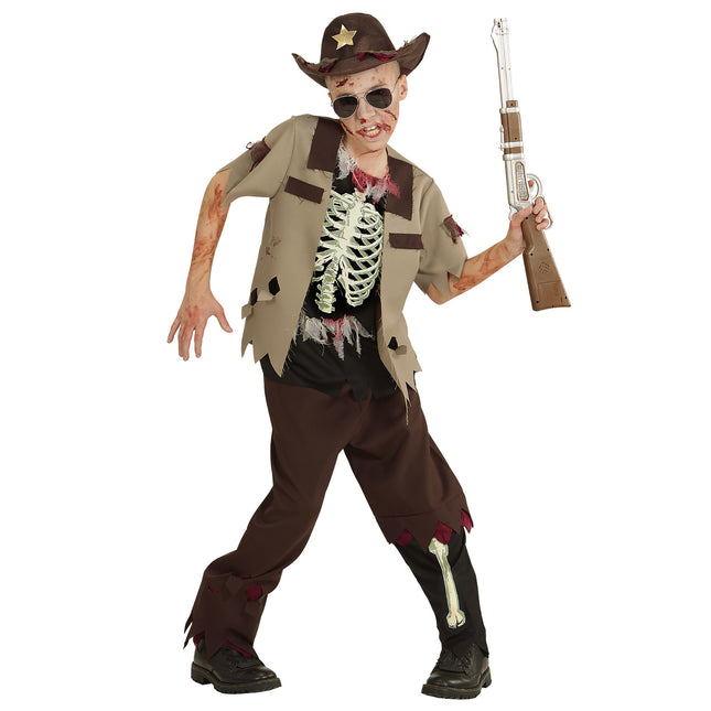 Disfraz Halloween Niño Zombie Vaquero