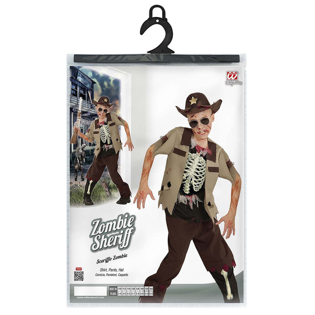 Disfraz Halloween Niño Zombie Vaquero