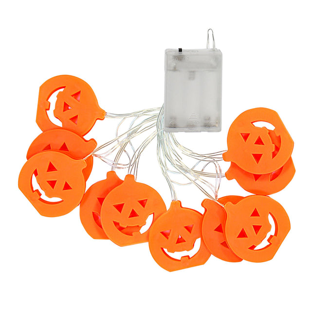 Guirnalda de Halloween Calabaza 2,5 m