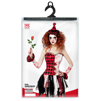 Vestido de Halloween Arlequín Damas