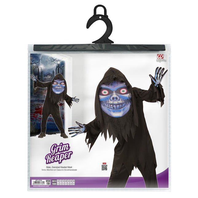 Disfraz de Halloween Parca Azul Morado Infantil