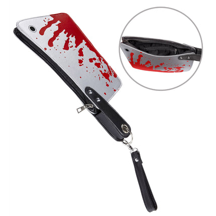 Bolsa de Halloween Cuchillo Falso Sangre