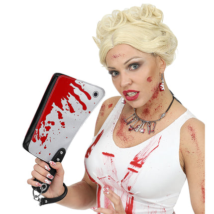Bolsa de Halloween Cuchillo Falso Sangre