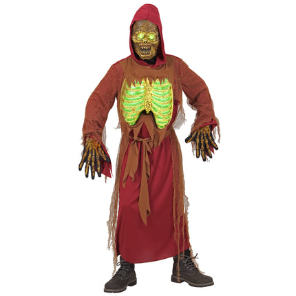 Disfraz Halloween Verde Niño Zombie Esqueleto