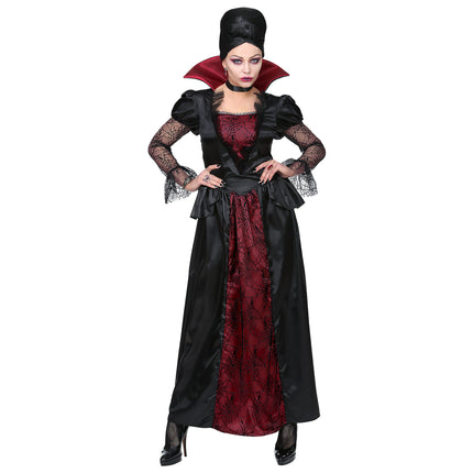 Disfraz de Halloween de Vampiresa con Gargantilla para Mujer