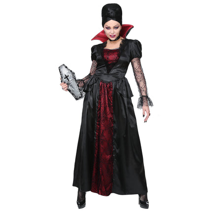 Disfraz de Halloween de Vampiresa con Gargantilla para Mujer
