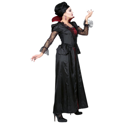 Disfraz de Halloween de Vampiresa con Gargantilla para Mujer