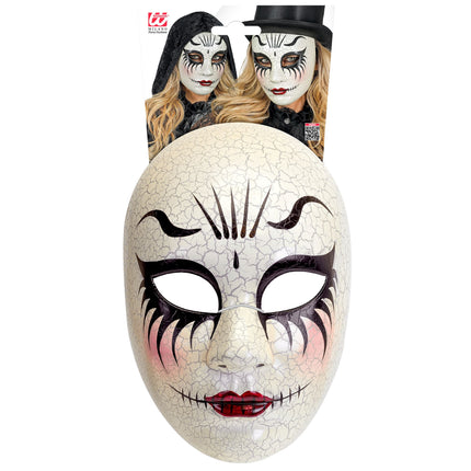 Máscara de Halloween Muñeca terrorífica
