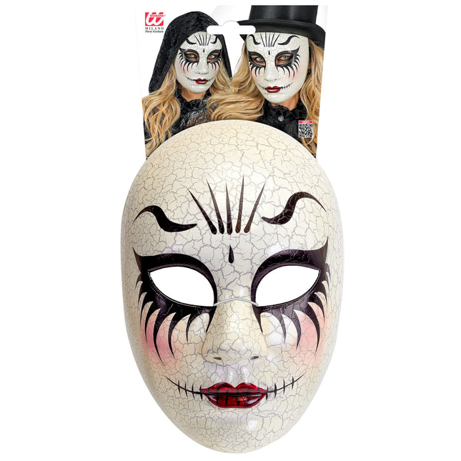 Máscara de Halloween Muñeca terrorífica
