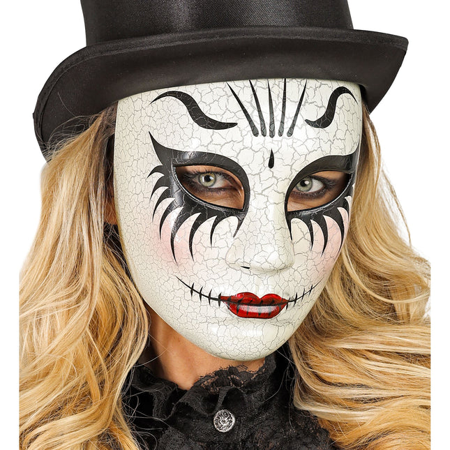 Máscara de Halloween Muñeca terrorífica