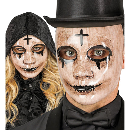 Máscara de Halloween Muñeca de miedo