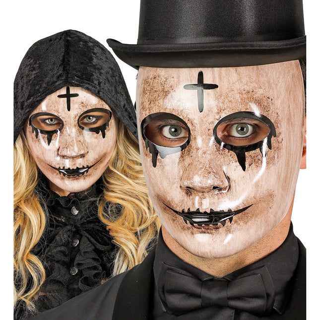 Máscara de Halloween Muñeca de miedo
