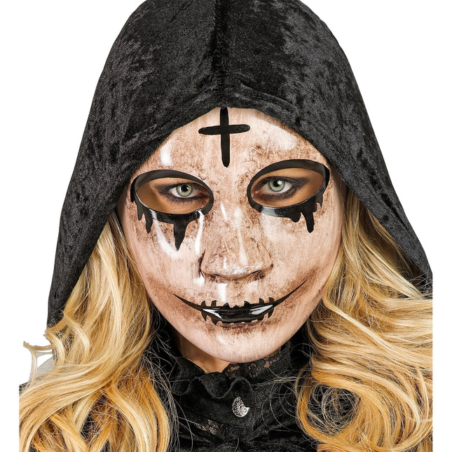 Máscara de Halloween Muñeca de miedo