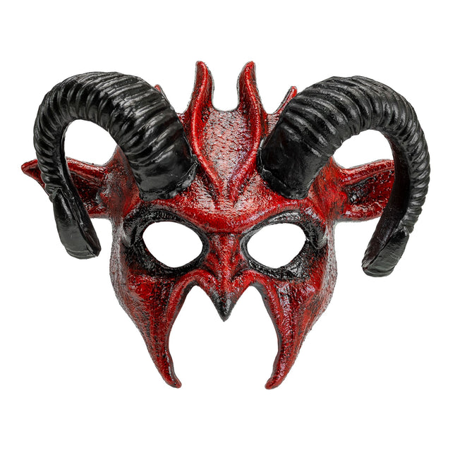 Máscara de Halloween Diablo Negro