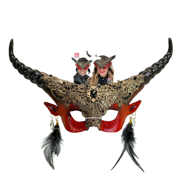 Halloween Máscara de ojos Diablo