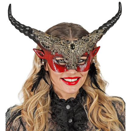 Halloween Máscara de ojos Diablo