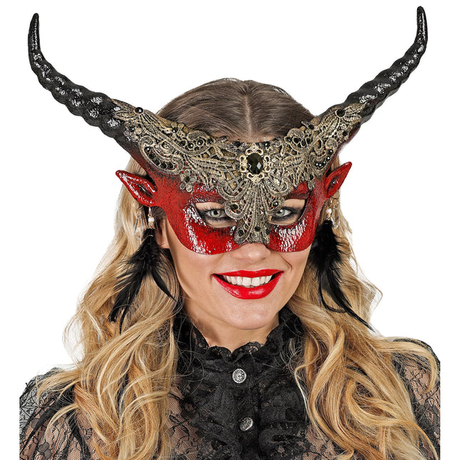 Halloween Máscara de ojos Diablo