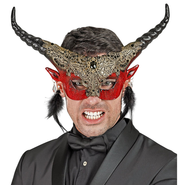 Halloween Máscara de ojos Diablo