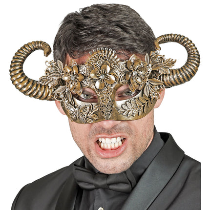 Máscara de Ojos Dorada Aries