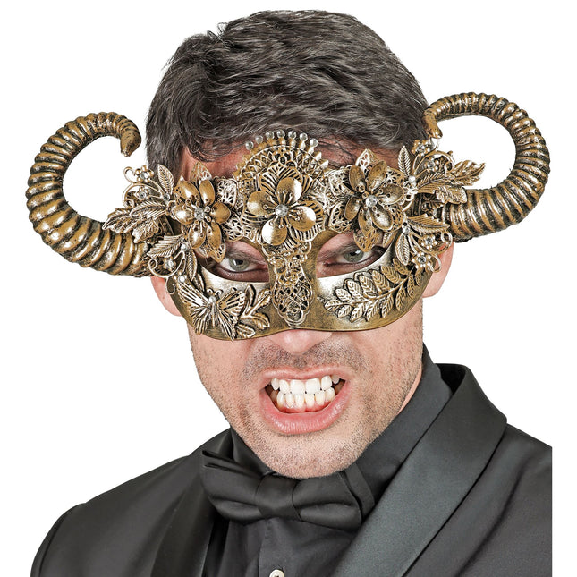 Máscara de Ojos Dorada Aries